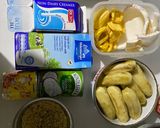 A picture of step 1 of Banana and Jackfruit Coconut Ice Cream.