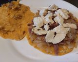 Foto del paso 8 de la receta: Arepa🫓con🧀🍯chori-queso🥯🥓🧅