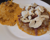 Foto del paso 8 de la receta: Arepa🫓con🧀🍯chori-queso🥯🥓🧅