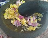 A picture of step 1 of Paella indonesianaa.