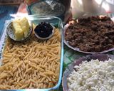 صورة لخطوة 2 من وصفة مكرونة بشاميل بالكبد والقوانص والموزاريلا 😋