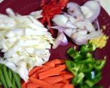 A picture of step 2 of Potato stir fry.