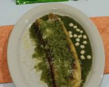 Foto langkah ke 3 dari resep Pisang bakar keju matcha.