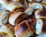 صورة لخطوة 6 من وصفة فطاير خضار وجبن😘😋✌️