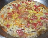 A picture of step 6 of Hot and Sour Soup/noodles Taiwanese style.