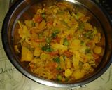 A picture of step 1 of Mix vegetable paratha.