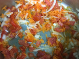Arroz con vegetales y pollo