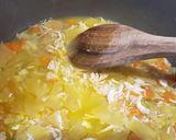 A picture of step 5 of Chicken noodle soup.