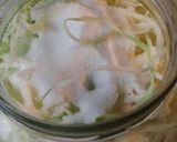 A picture of step 1 of Marinated Cabbage.