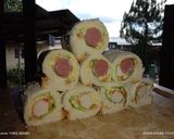 Gambar langkah 5 resipi Sushi sandwich.