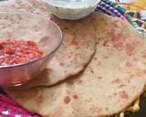 A picture of step 9 of Besan ki roti.