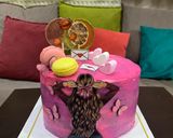 عکس مرحله 5 از دستور کیک روز دختر با تکنیک ابر و بادی🍰
