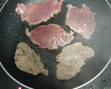Foto del paso 3 de la receta: ~ Solomillo al roquefort con cama de patatas~