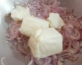 A picture of step 1 of Cheesy Chicken Marconi 😍.