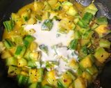 A picture of step 3 of Jhinge Aloo Posto (Ridge Gourd & Potato in Poppy Seeds Gravy - Bengali Style).