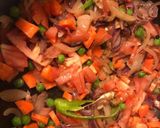 A picture of step 4 of Paneer pulav.