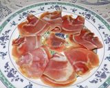 Foto del paso 1 de la receta: Carpaccio de jamón crudo