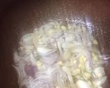 A picture of step 1 of Mong masoor ki dal with rice/paratha.