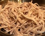 A picture of step 2 of Chewy Taro Shredded Cake.