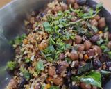 A picture of step 1 of #FM#NC Black chana sundal.
