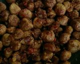 A picture of step 9 of Soya Chunks Fry.