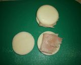 A picture of step 1 of Mini baby bel burger.