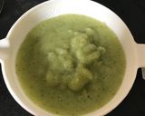 Foto langkah ke 11 dari resep Mpasi 6month tepung beras putih organik mix brokoli & labu siam with taburan kaldu sapi + EVO.