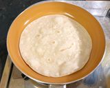 A picture of step 4 of Scrambled Egg Burrito.