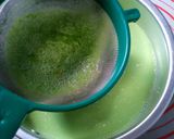 Foto langkah ke 2 dari resep Puding Lumut Pandan Lapis Cokelat.