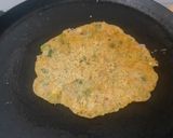 A picture of step 6 of Pizza pancake.