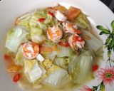 Foto langkah ke 4 dari resep Sawi Putih Cah Udang.