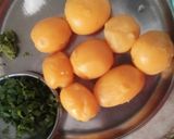 A picture of step 7 of Traditional Gujarati Thali.