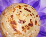 A picture of step 7 of Layered chapati n pojo.