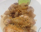 Foto del paso 5 de la receta: Pollo al horno al brandy con almendras