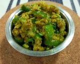 A picture of step 4 of Capsicum Masala.