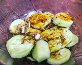 A picture of step 4 of 2 Minute Korean Cucumber Salad with a Desi Twist.