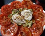 Foto del paso 2 de la receta: Tomates de temporada con mozzarella de búfala