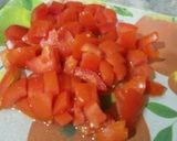 A picture of step 4 of Bengan chicken😋😋😋.