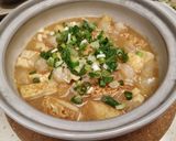金沙蝦仁豆腐煲的食譜步驟7照片