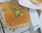 صورة لخطوة 6 من وصفة بسبوسه بالقشطه