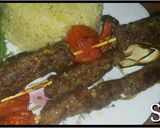 A picture of step 4 of Grilled Kofta with Yellow Rice and Tahini Salad 🍲.