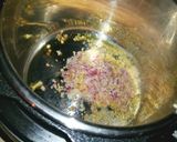 A picture of step 2 of Instant Pot Lentil Spinach Curry.