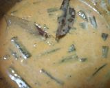 A picture of step 3 of Doi posto bhindi.