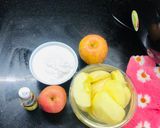 Hình bước làm 1 của món Sữa đặc trái cây cho người eat clean