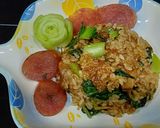 Hình bước làm 3 của món Má đùi gà xé chiên cơm