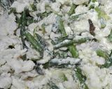 Foto del paso 4 de la receta: Revuelto de claras, espárragos trigueros y bacalao