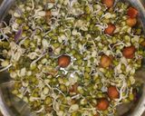 A picture of step 1 of Fried rice with sprouts.