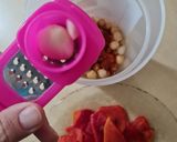 Foto del paso 3 de la receta: Hummus con pimiento morrón rojo asado 🌶️