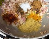 A picture of step 2 of Arbi masala.