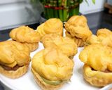 Foto langkah ke 8 dari resep Vla Untuk Kue Sus (Varian coklat dan matcha).